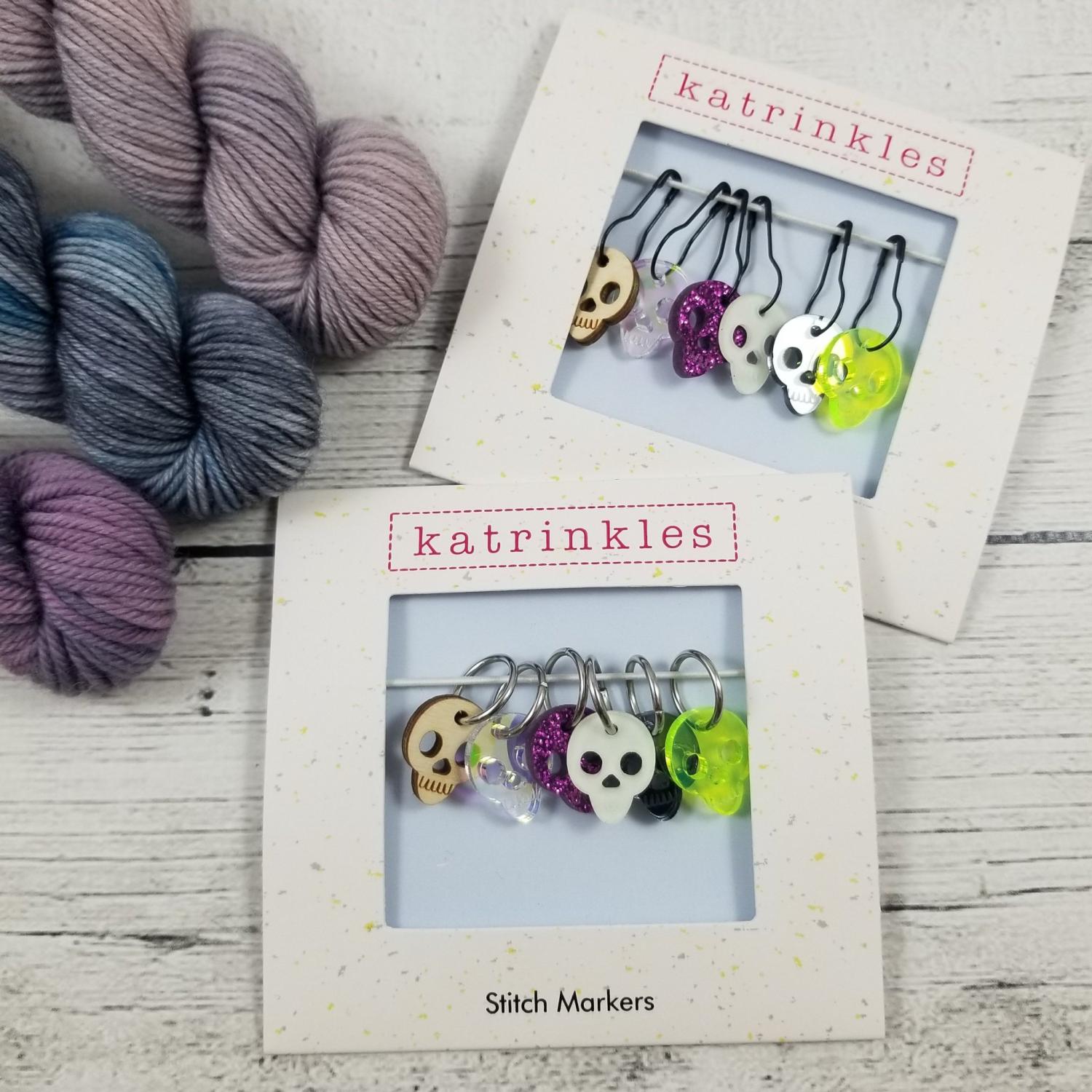 Cat-rinkles Stitch Markers